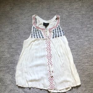 Red White and Blue Halter Top